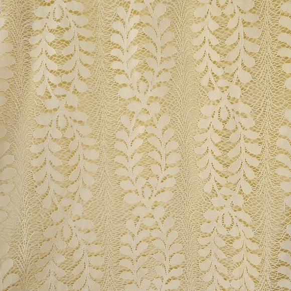 Ann Taylor Sleeveless Butter Yellow Lace Overlay Knit Top Size SM‎ Balloon Hem - Picture 3 of 11